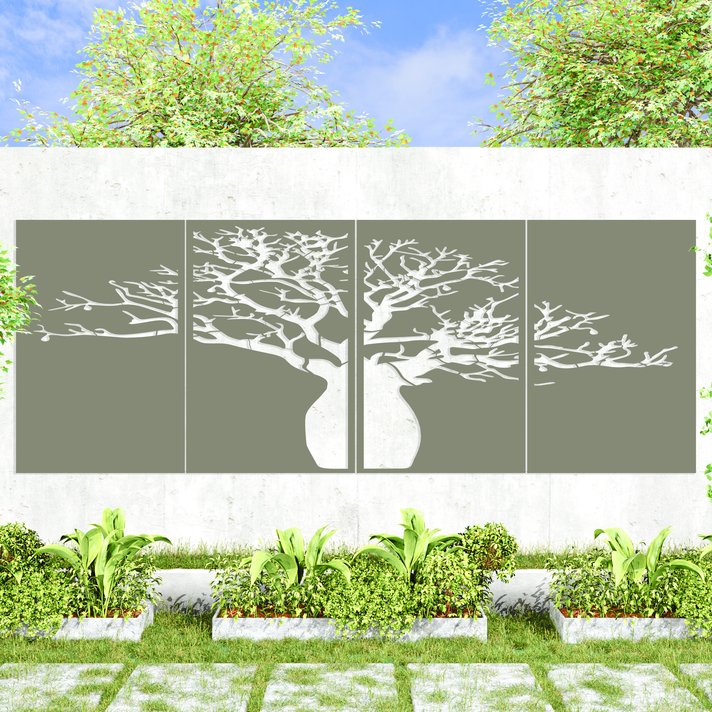 Boab Tree Design (4 Panels)